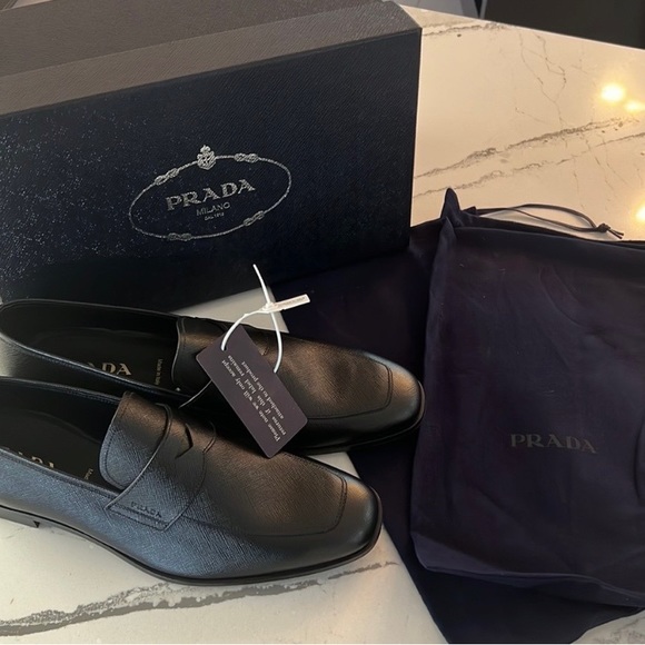 Prada leather loafers. Brand new never worn. - Picture 4 of 4
